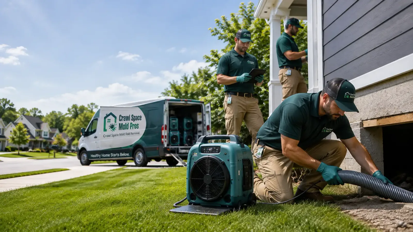 Crawl Space Mold Removal in Flat Rock, MI